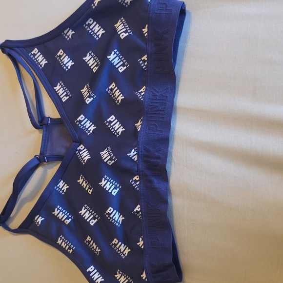 PINK Victoria's Secret Other - PINK Victoria's Secret Royal Blue Logo Bralette